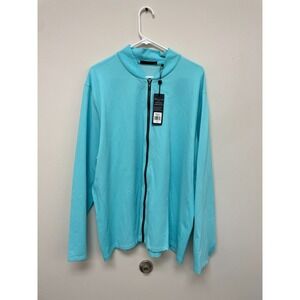 Greyson Skystone Blue‎ Siasconset Full Zip Men's Size XXL Golf Jacket NWT